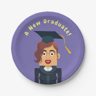 Graduate Paper Plate