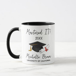 Graduate Personalised Masters Degree Gift MBA Gift Mug