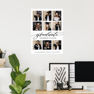 Graduate Photo Collage Keepsake Poster
