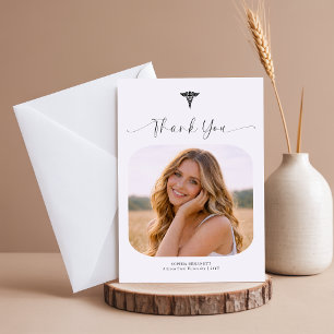 Graduate Photo Collage RN Graduation Thank You Postcard