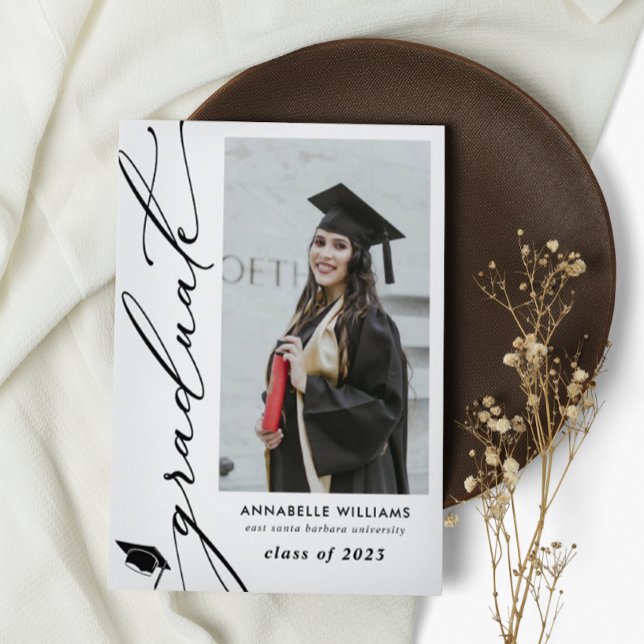 Graduate Photo Collage Typography Announcement (Creator Uploaded)
