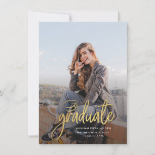 Graduate Photo Graduation 2025 Party Invitation