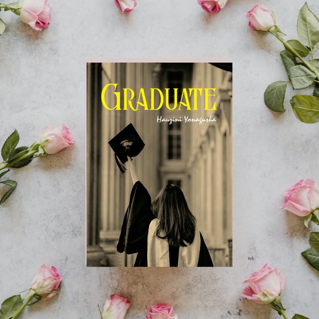 Graduate Photo Graduation Announcement Invitation (Graduate Photo Graduation Announcement Invitation
)