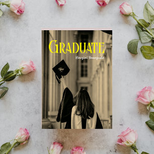 Graduate Photo Graduation Announcement Invitation