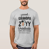 Graduate Photo Graduation Class Year Proud Grandpa