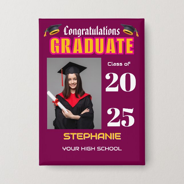 Graduate Photo Graduation Congratulations Custom (Front)