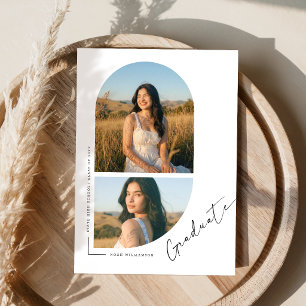 Graduate Photo Graduation Party Invitation Postcard