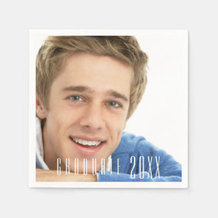 Graduate photo guys men boys napkin
