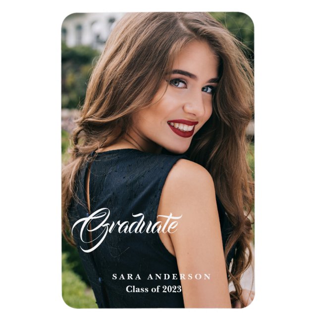 Graduate Photo Magnet (Vertical)