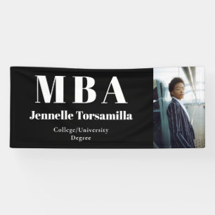Graduate Photo MBA Graduation Banner