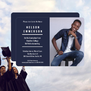 Graduate Photo Party Invitation