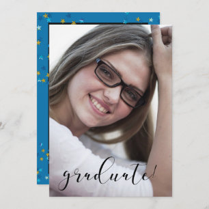 Graduate Photo Party Invitation Announcement Card