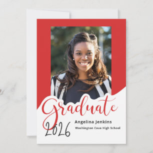 Graduate Photo Red 2025 Announcement