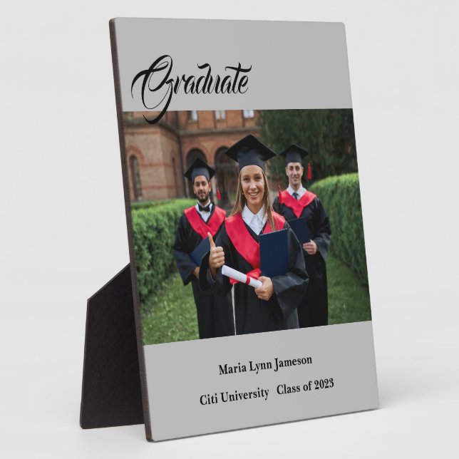 Graduate Plaque (Side)