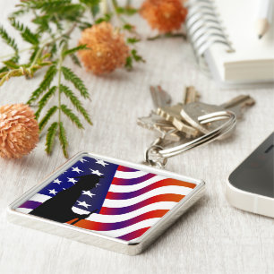 Graduate#-Premium Square Keychain