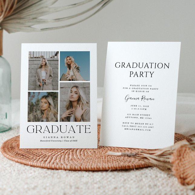 Graduate Prestige Graduation Photo Invitation (Creator Uploaded)