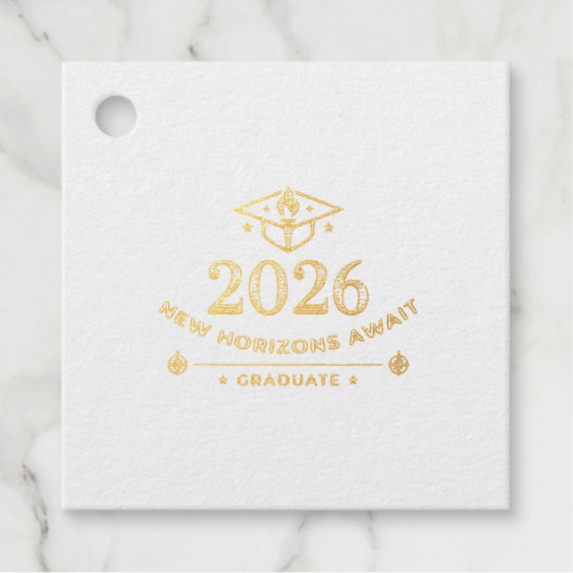 Graduate Quote Favor Tags / Etiquetas Graduación (Front)