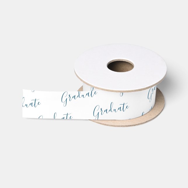 Graduate Satin Ribbon - HAMbyWG (Spool)