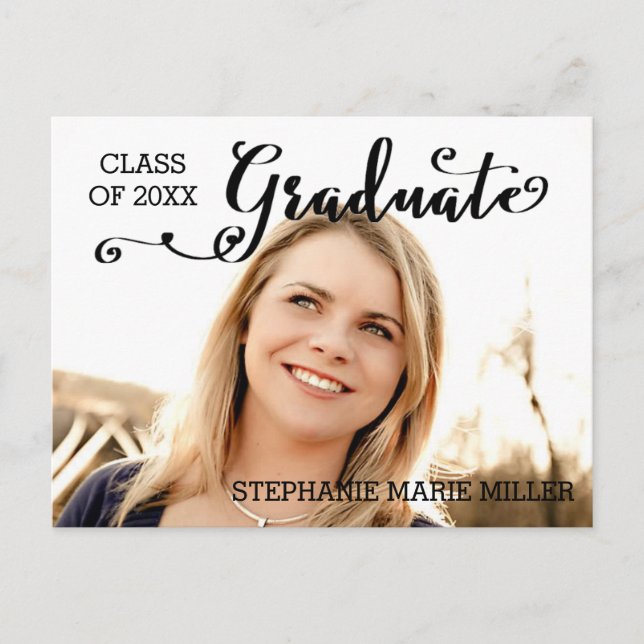 Graduate Script - Postcard Announcement (Front)
