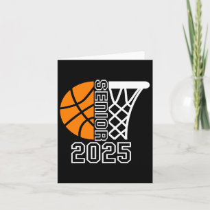 Graduate Senior Cl Of 2025 Basketball Player Gradu Card