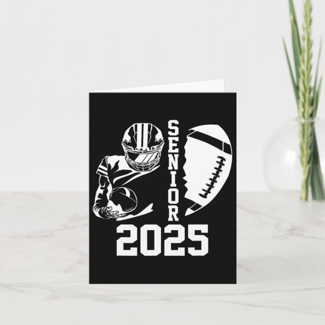 Graduate Senior Cl Of 2025 Graduation American Foo Card (Front)