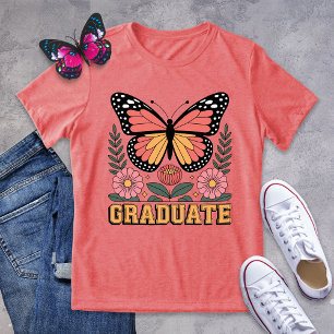 Graduate Shirt – Bold Monarch Butterfly Graduation