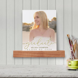 Graduate Simple Grad Typography Minimalist  Picture Ledge