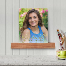 Graduate Simple Grad Typography Minimalist  Picture Ledge