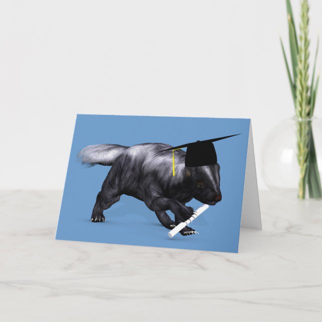 Graduate Skunk Card (Front)