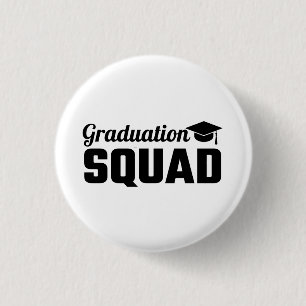 Graduate Squad  3 Cm Round Badge