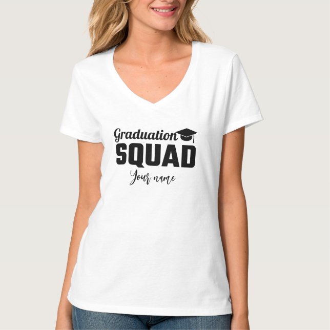 Graduate Squad Personalised  T-Shirt (Front)