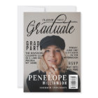 Graduate Stylish Magazine Cover Photo Grad Party
