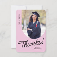 Graduate Thank You Script Arch Photo