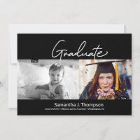 Graduate Then and Now Photos Graduation Party