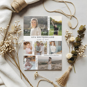 Graduate Then & Now Photo Collage & Highlights Announcement