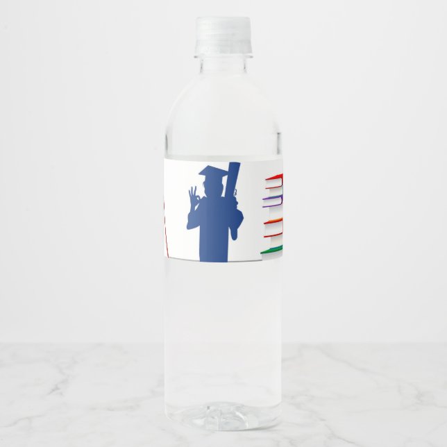 Graduate Water Bottle Label (Front)