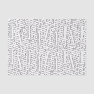 Graduated Cylinder Happy Graduation Tissue Paper 2