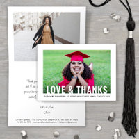 Graduate's New Address Graduation Love & Thanks