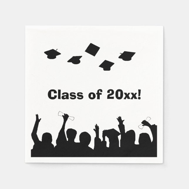 "Graduates" Paper Napkins (Front)