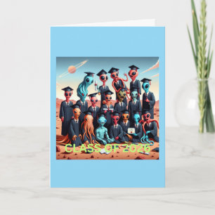 Graduating alien class of 2026 card