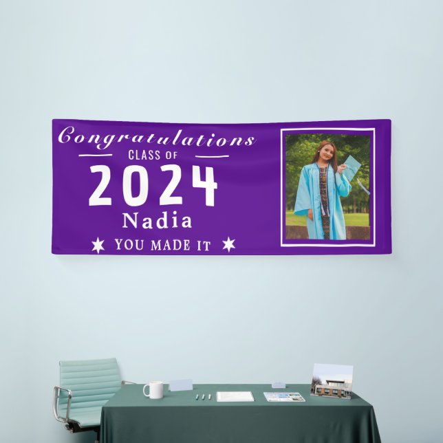 Graduating Class Of Personalised Photo Banner (Tradeshow)