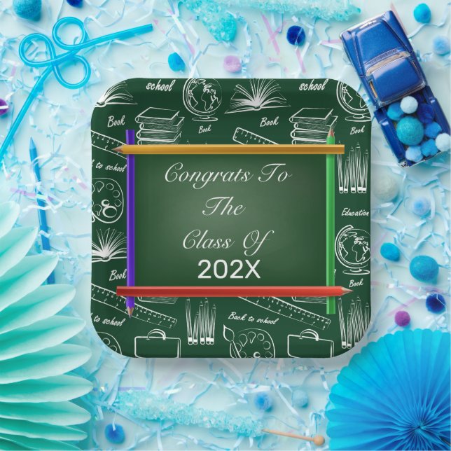 Graduating Class Paper Plates (Party)