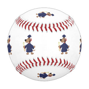 Graduating dog clipart baseball