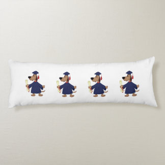 Graduating dog clipart body cushion