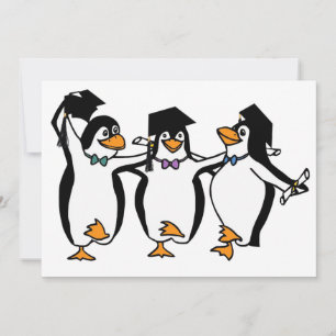 Graduating Penguins Invitation