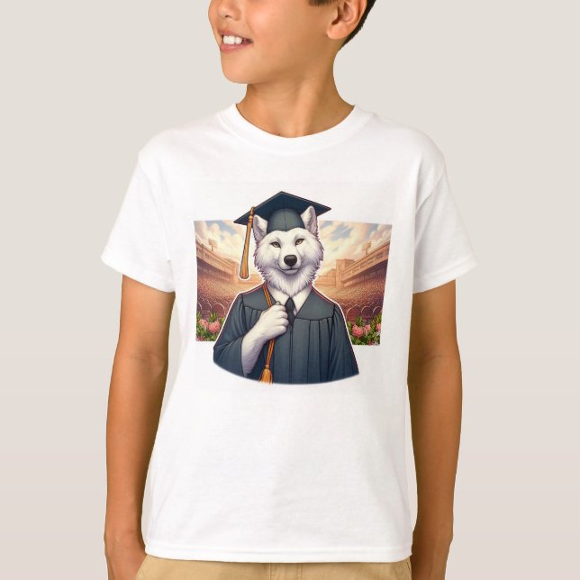 Graduating Wolf T-Shirt (Front)