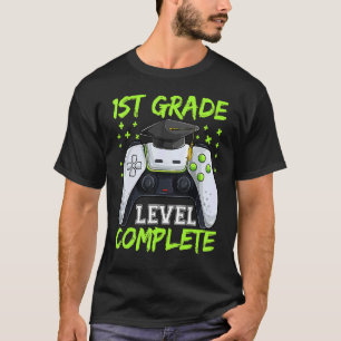 Graduation 1st First Grade Level Complete Graduate T-Shirt