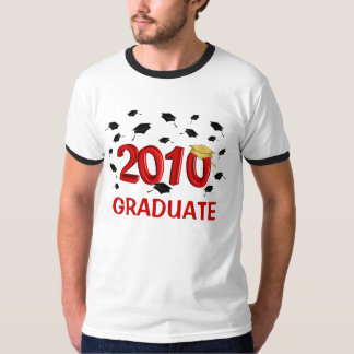 Graduation 2010 - Mens Ringer T-shirts - Red Black