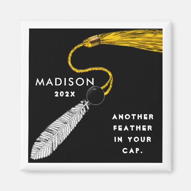 Graduation 2021 keepsake gift magnet (Front)