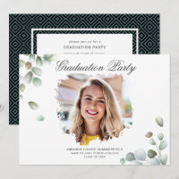 Graduation 2022 Eucalyptus Succulent Greenery Grad